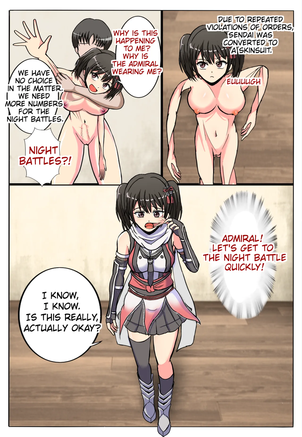 Sendai Skin suit &amp; Futanari【皮モノ/ 皮物 / skinsuit】 page 2 full