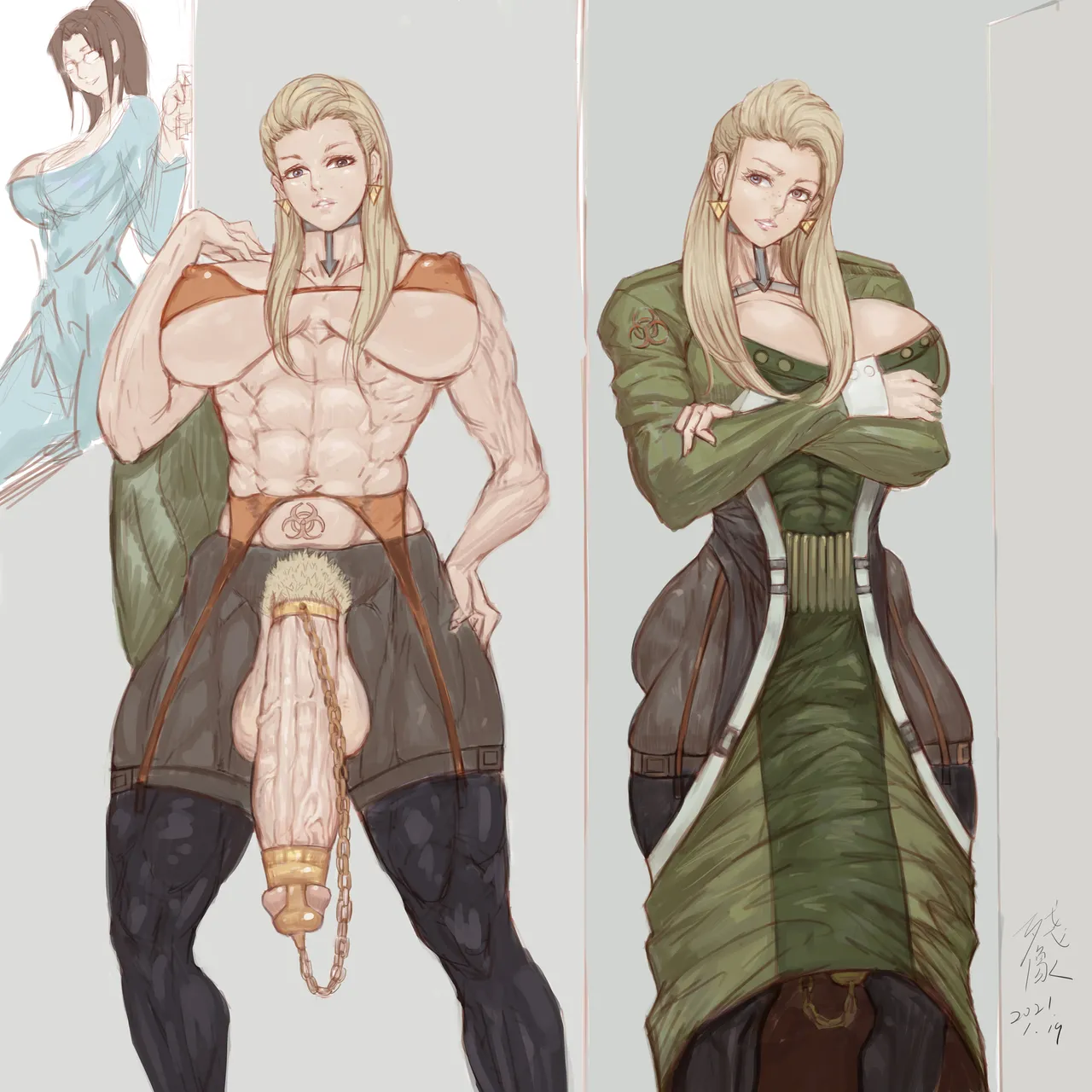 Stud Girls Artworks 2021–2025 – by zanzou, sainticon, 残像 page 8 full