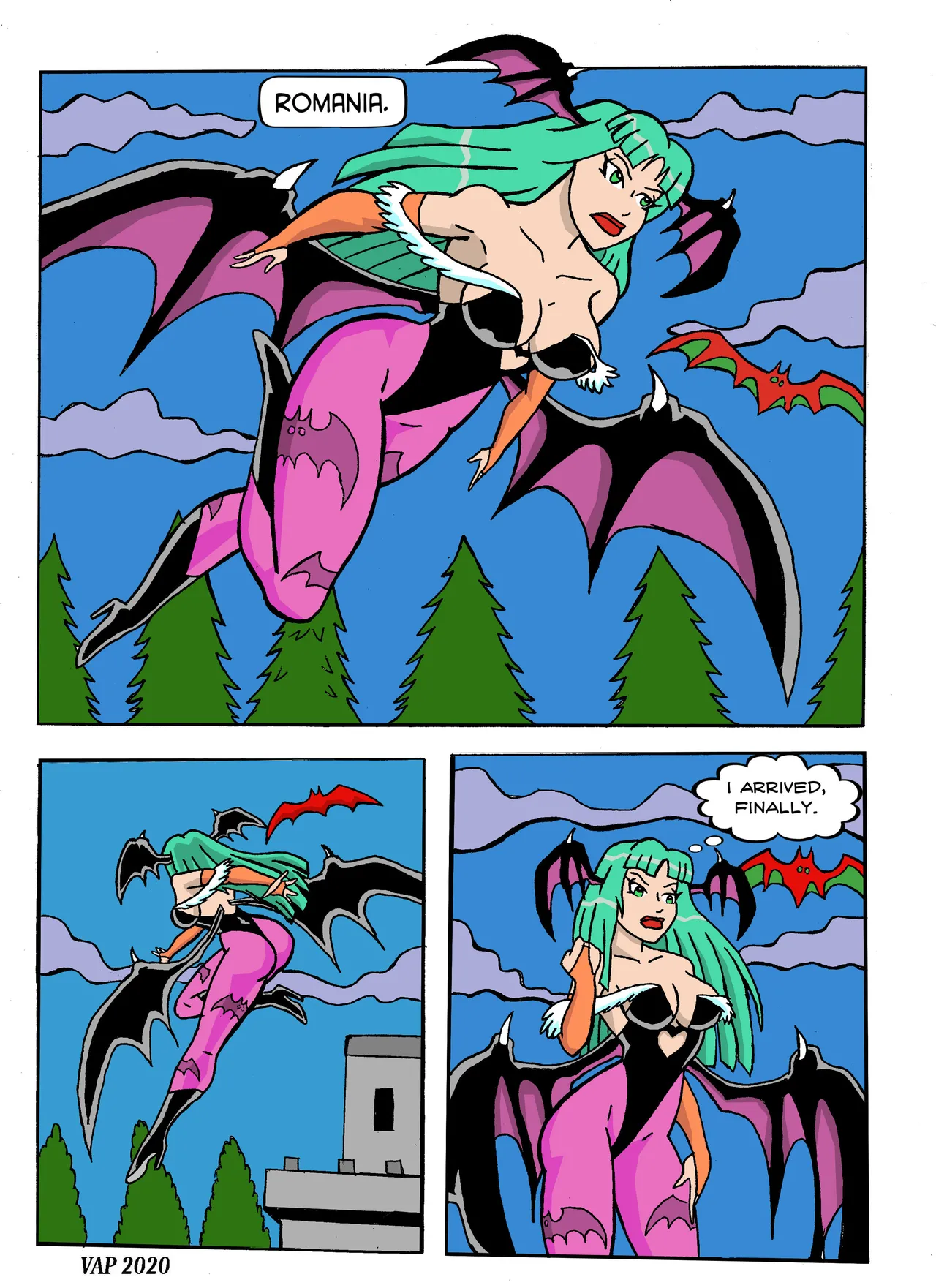 Morrigan Vs Felicia page 1 full