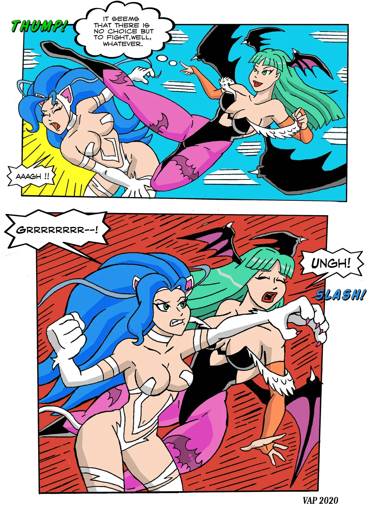 Morrigan Vs Felicia page 6 full