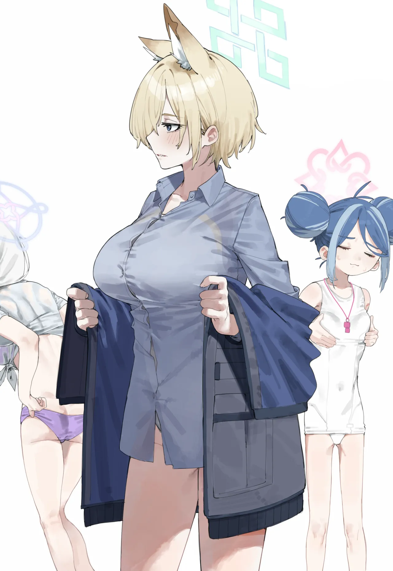 カンナがシャツを脱ぐ。 page 1 full