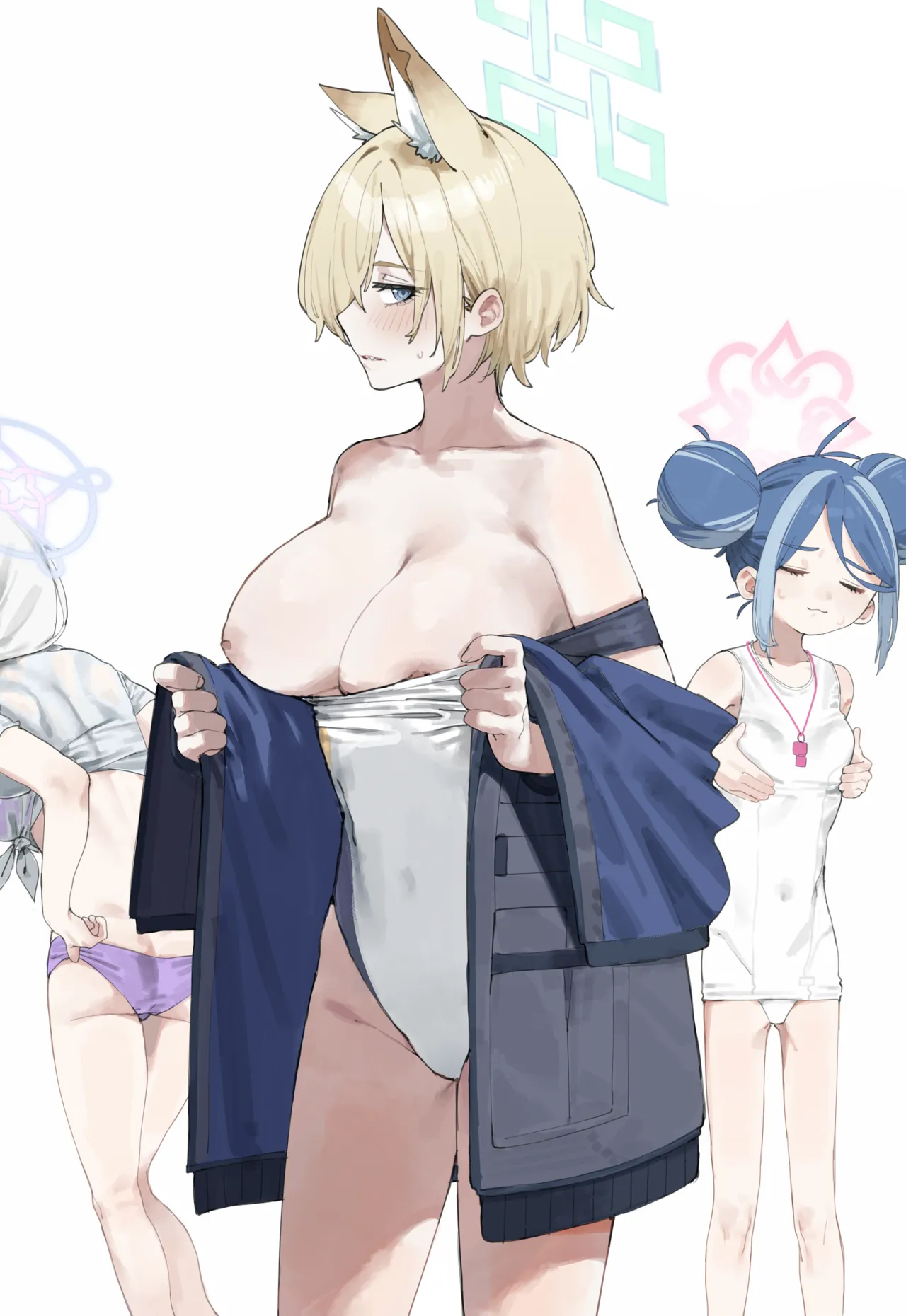 カンナがシャツを脱ぐ。 page 3 full