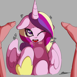 Queen Chrysalis and her vict-er, human