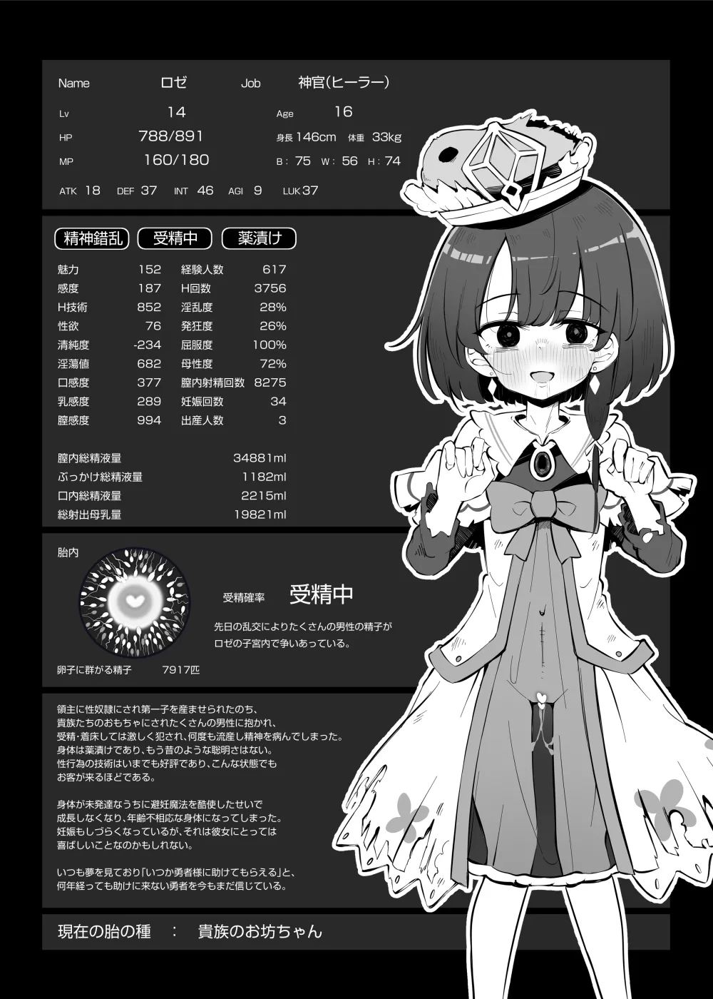 Shinrai Shiteiru Party Nakama ga Shiranai Status o Fuyashite Kaette Konai Onna Shinkan Roze Sono Ato page 3 full