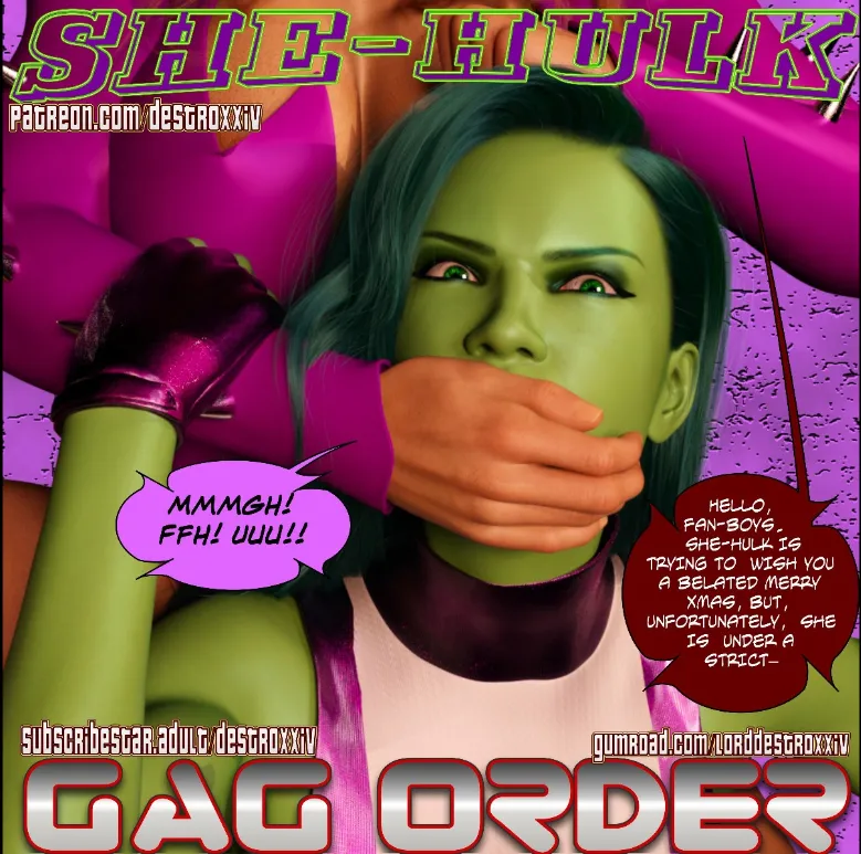 She Hulk Xmas – Destroxxiv page 1 full