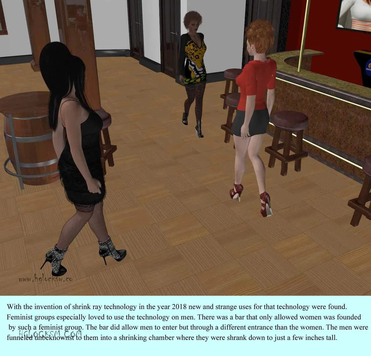 Evil Giantess Bar page 1 full