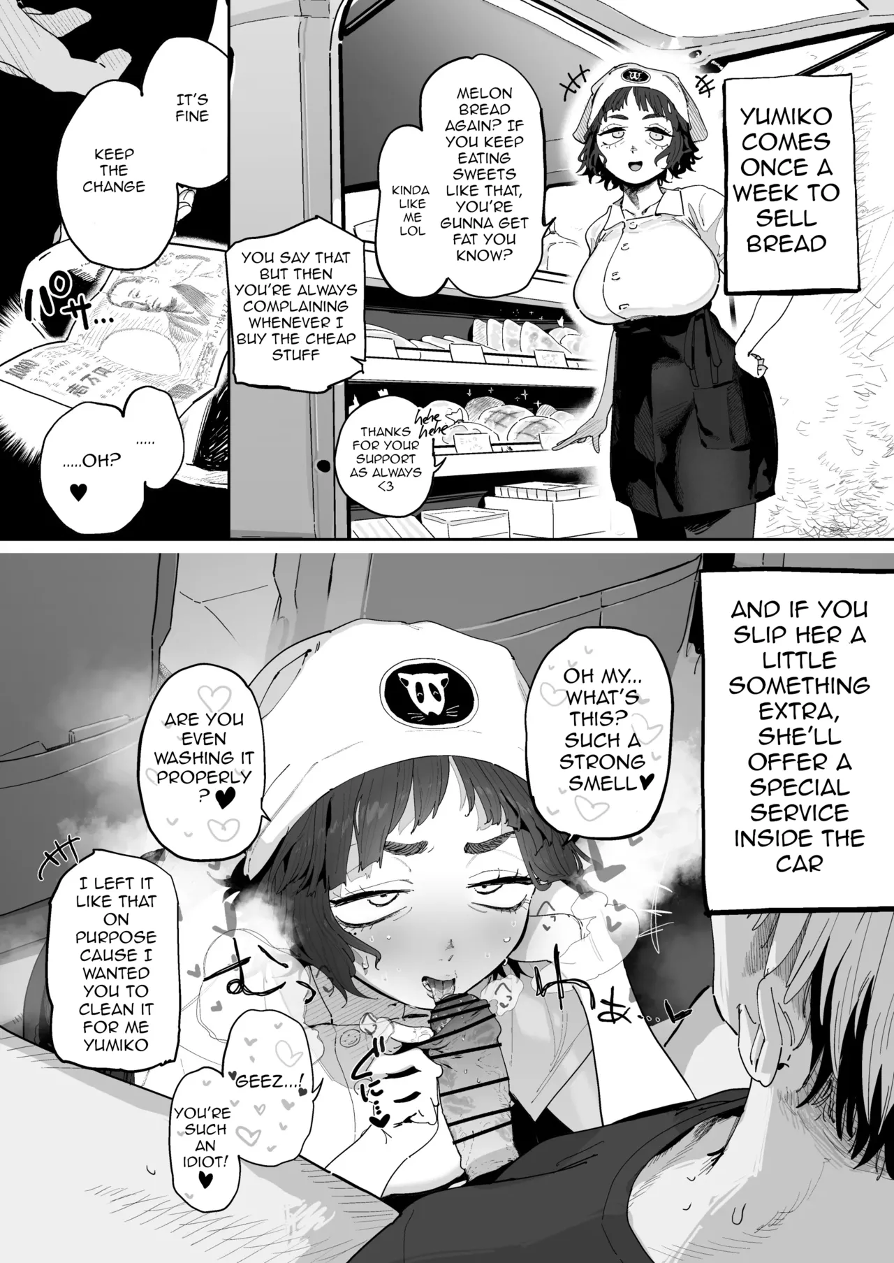 Nuki Ari Houmon Panya no Ero Oba-san | The Horny Housewife from the Door to Door Bread Delivery Service page 3 full