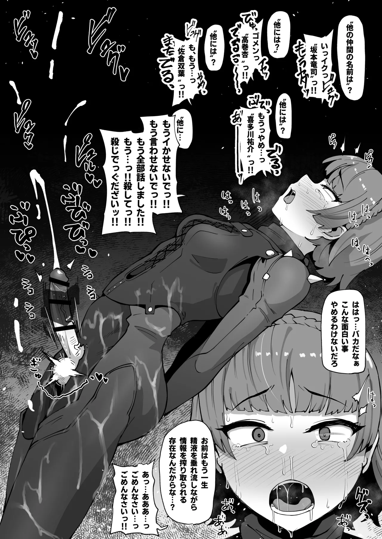 ふたなり新島真の精子と情報を搾る page 3 full