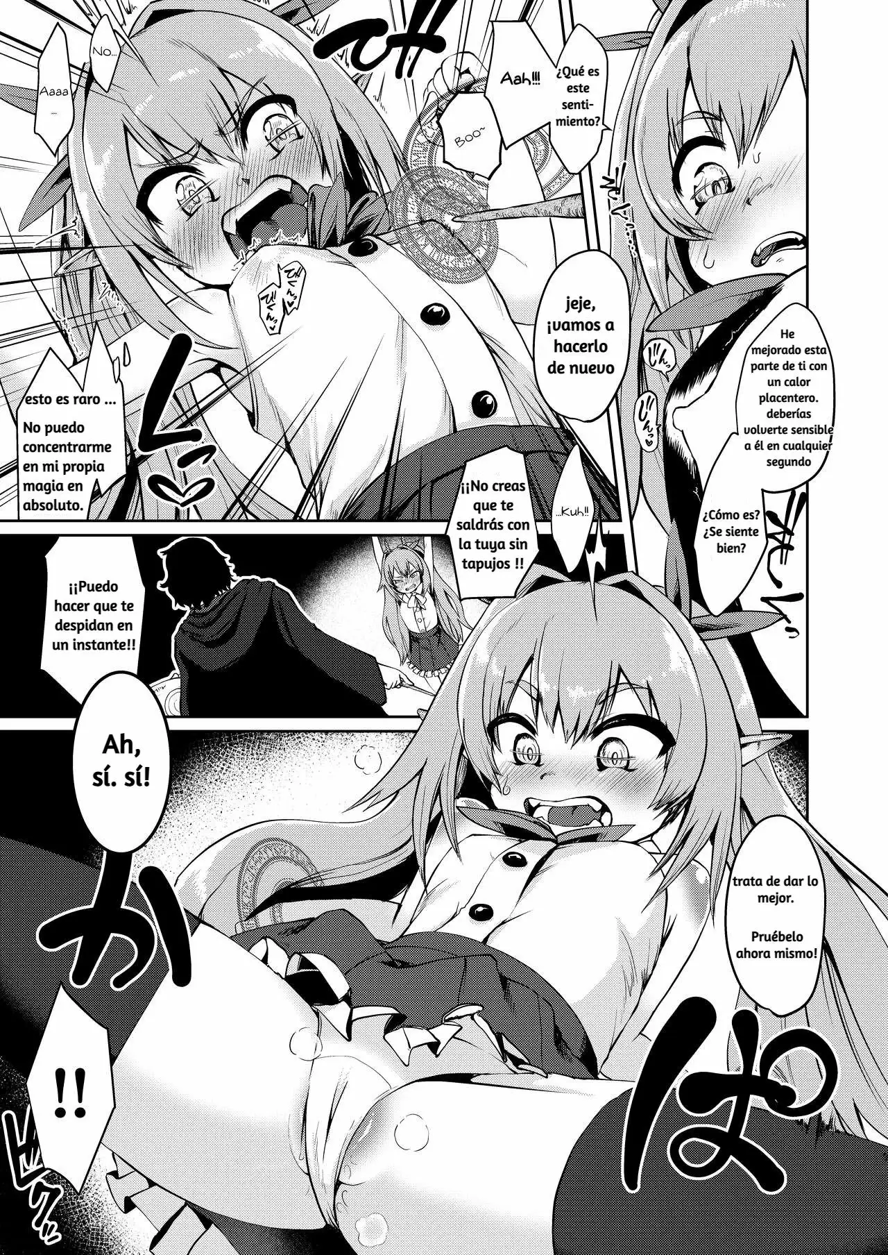 Mesugaki Elf Mahou Choukyou｜Disciplinando a una Elfa Insolente con Magia page 9 full