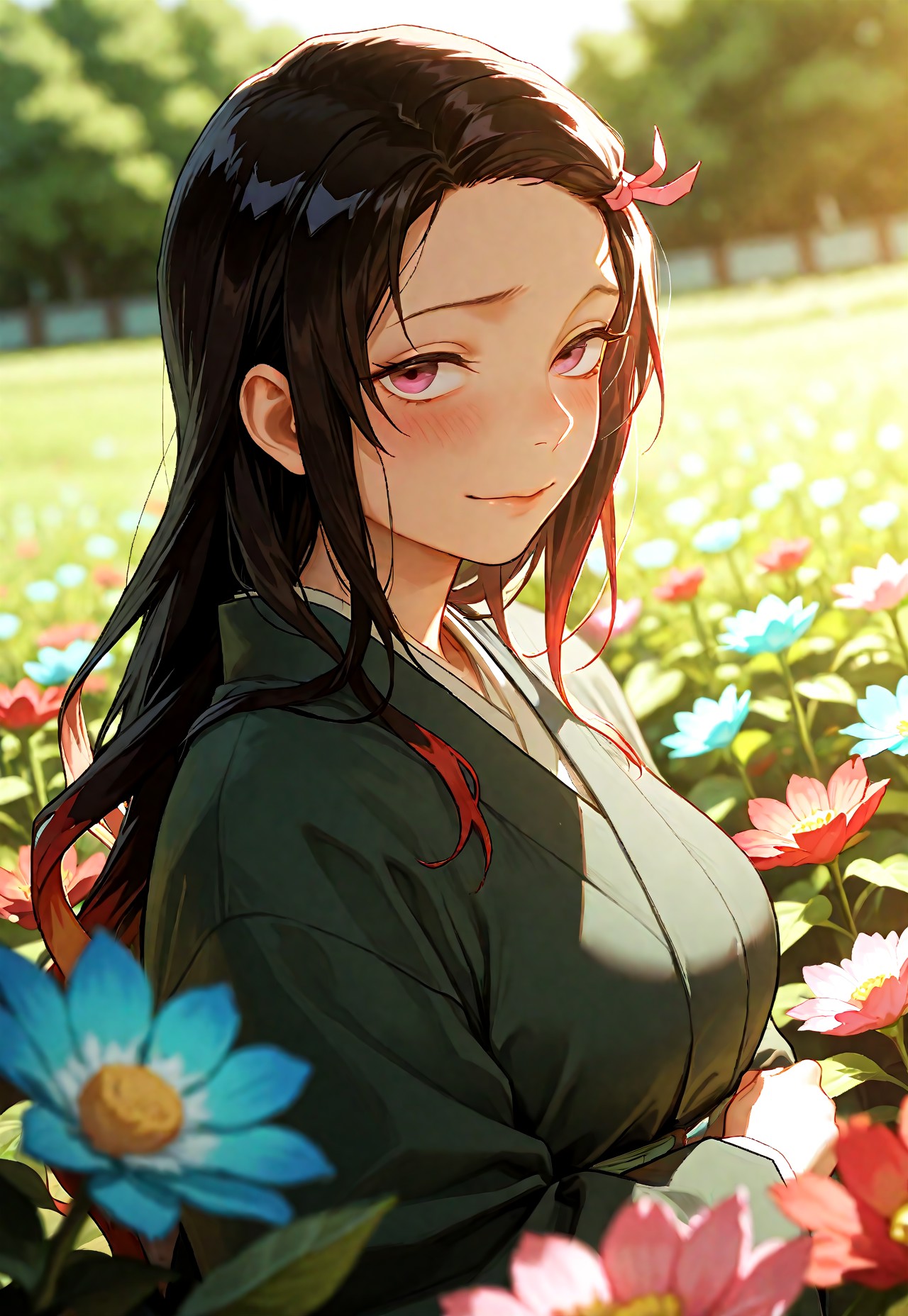 DEMON SLAYER FLOWER POV – SUNDRESS TEASE page 2 full