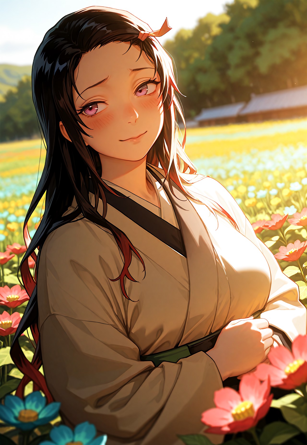 DEMON SLAYER FLOWER POV – SUNDRESS TEASE page 4 full