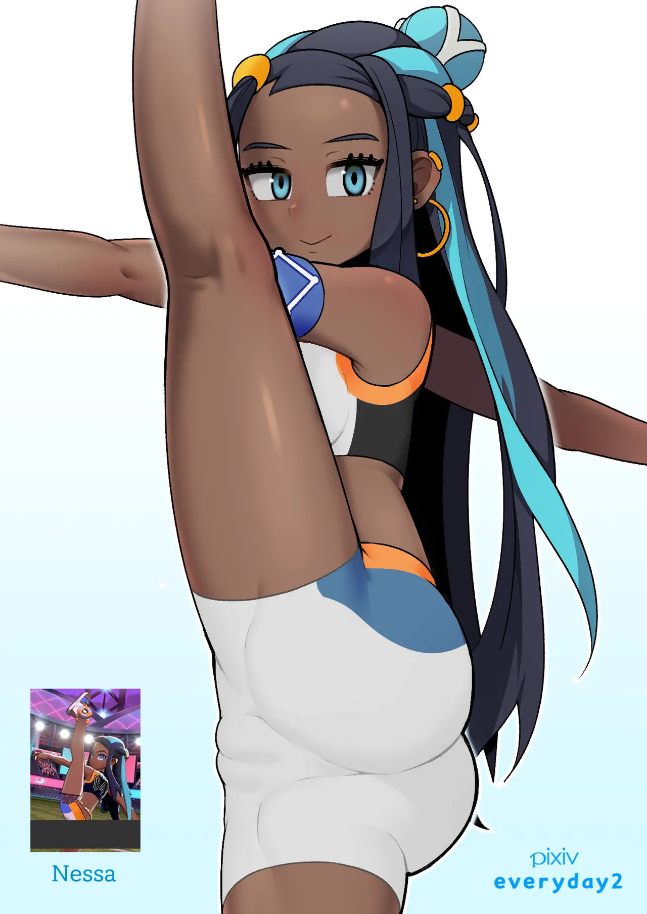 Nessa's match pose page 1 full