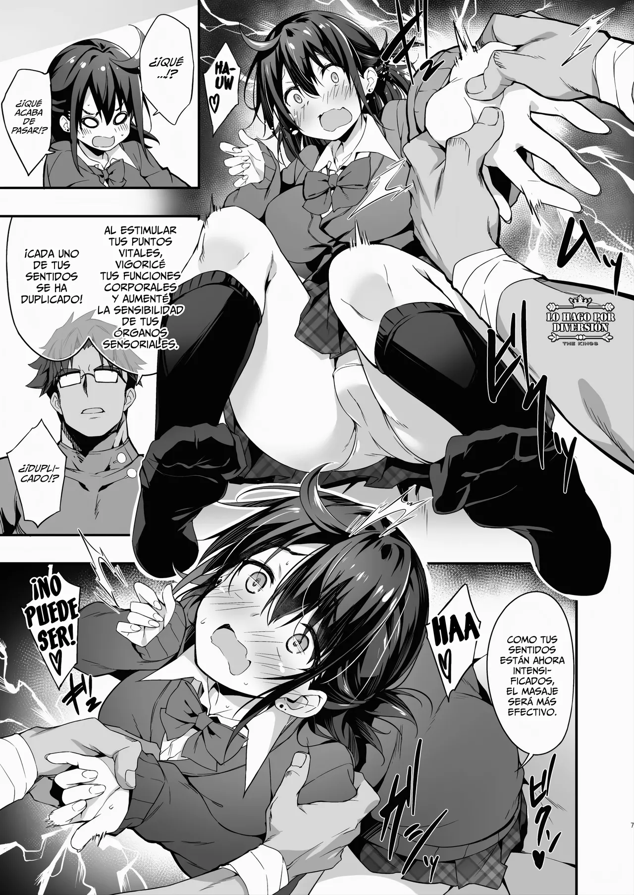 Hikou Seitai de Seikando MAX Shijutsu Sarechau JK.｜Las Zonas Erógenas de una Chica de Preparatoria se Ponen al Máximo por Acupresión. page 8 full