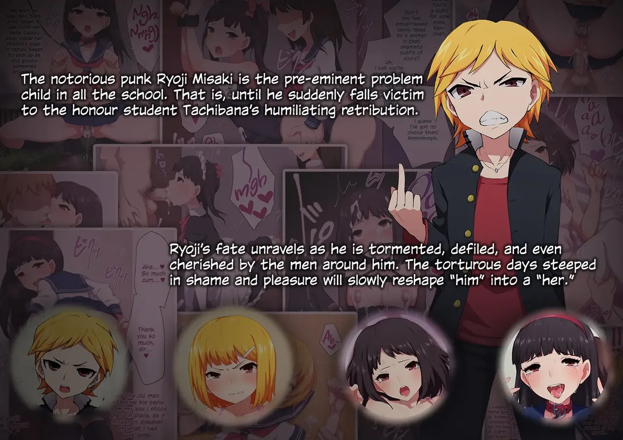 How to Discipline A Delinquent ~ A Chronicle of Degeneracy Into a Crossdressing Whore ~ page 3 full