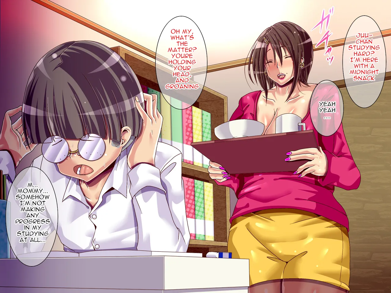 Juken Benkyou no Stress wa, Mama ga Sex de Iyashite Ageru | Let mom alleviate your stress from studying for your exams with sex page 2 full