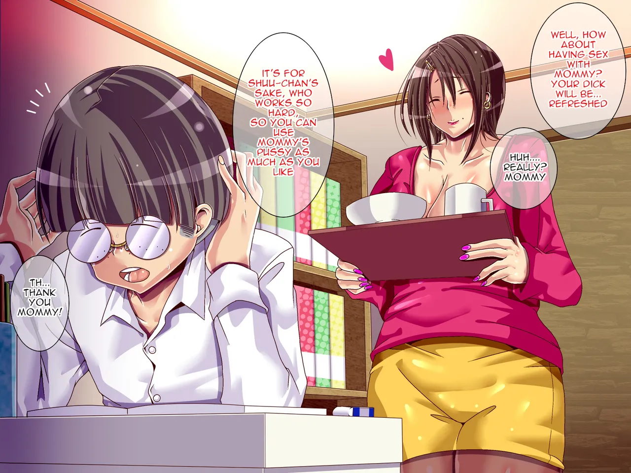 Juken Benkyou no Stress wa, Mama ga Sex de Iyashite Ageru | Let mom alleviate your stress from studying for your exams with sex page 4 full