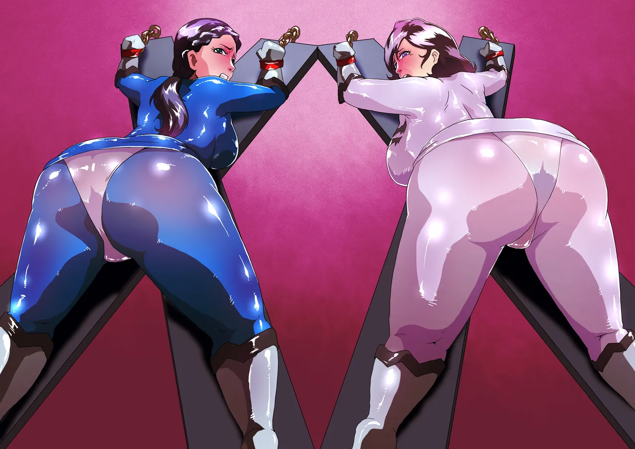 ジュウオウヒロイン磔刑！エネルギー吸引！大昇天！ page 1 full