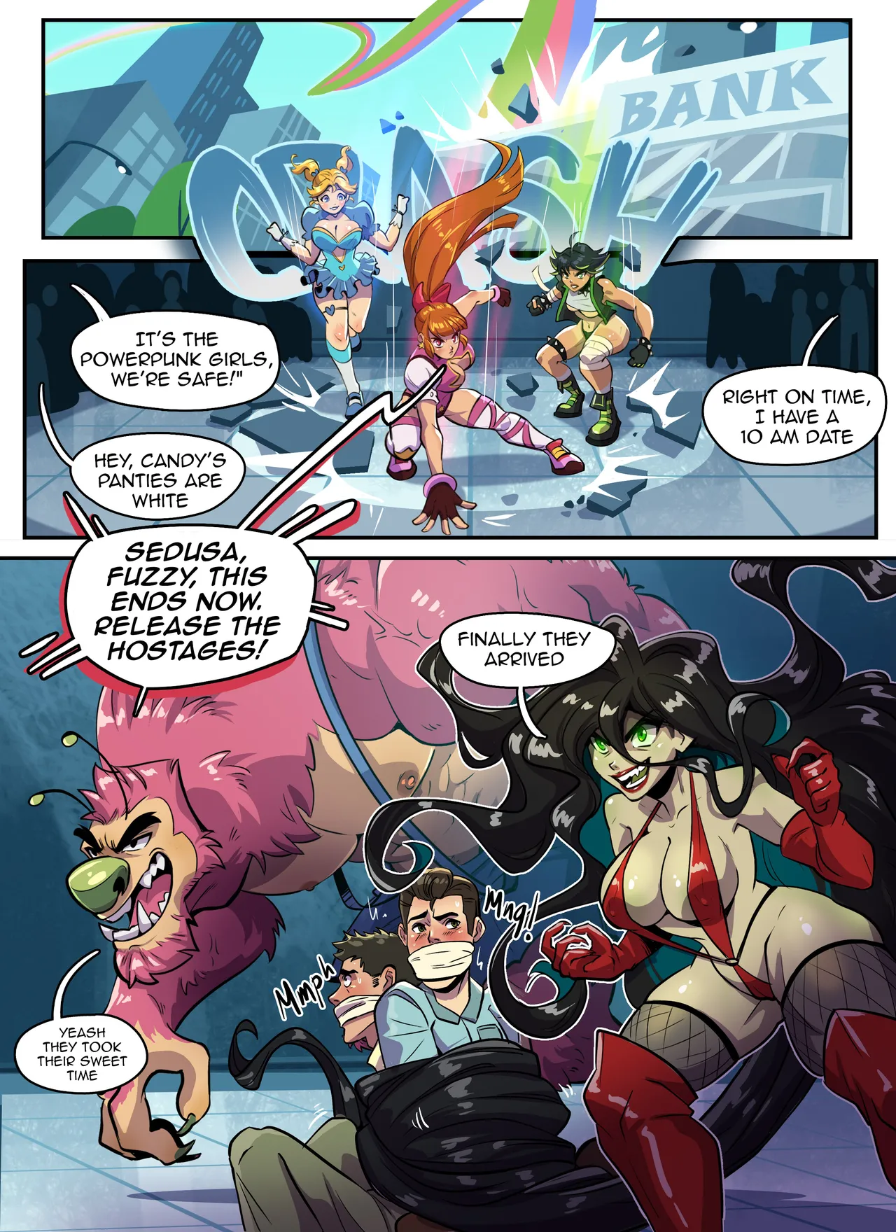 The PowerPunk Teens page 9 full