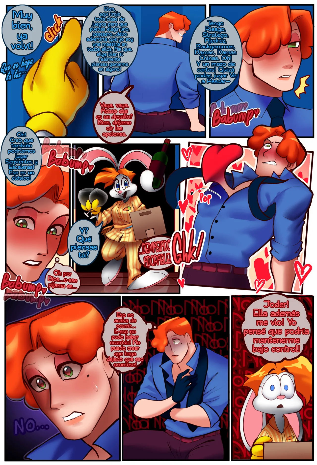 Who CREAMPIED! Rosey Rabbit page 5 full