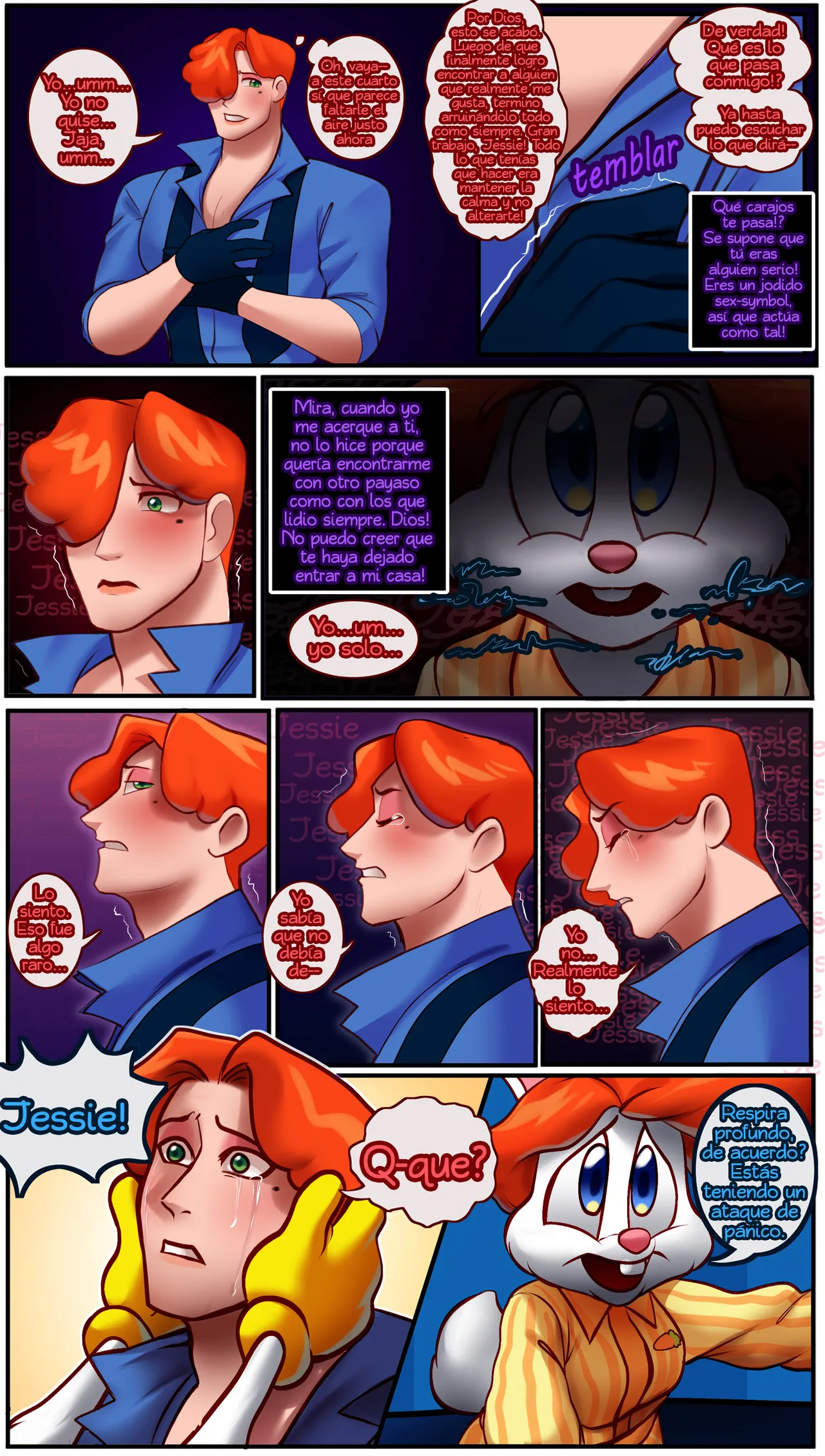 Who CREAMPIED! Rosey Rabbit page 6 full