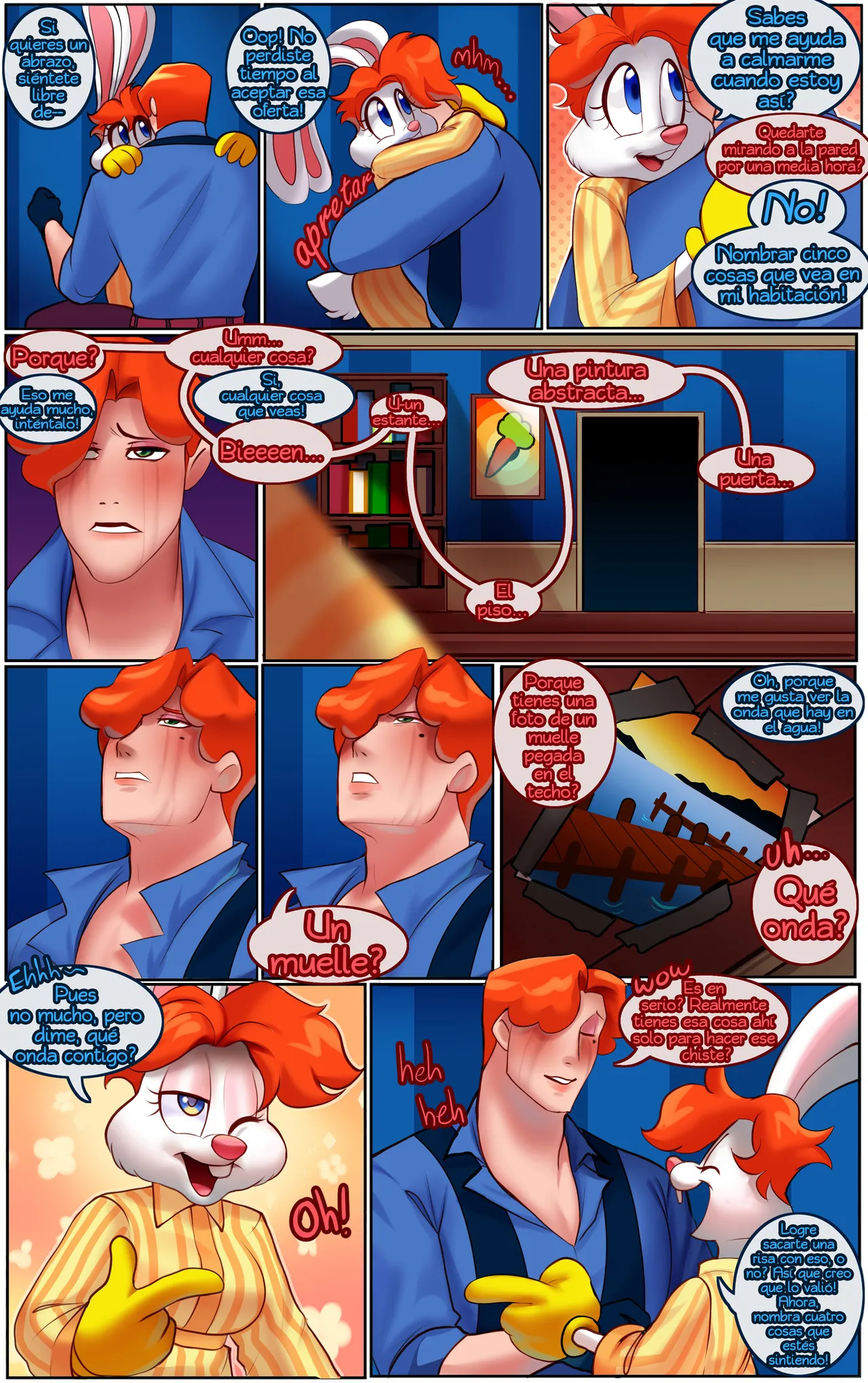 Who CREAMPIED! Rosey Rabbit page 8 full