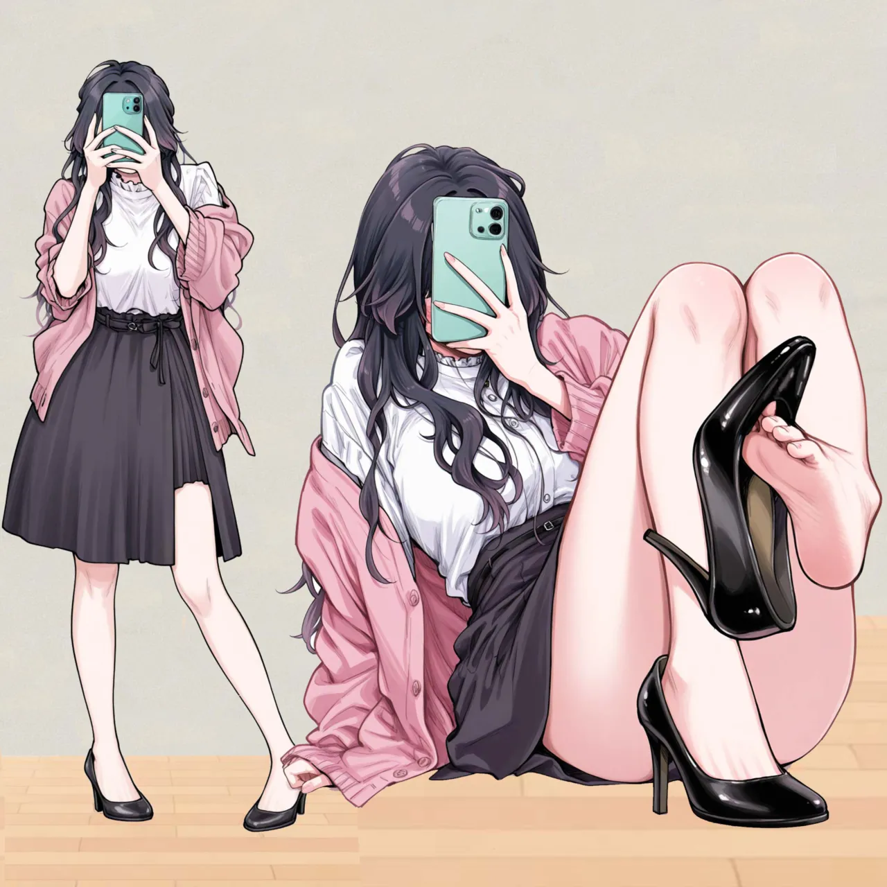 Kaoruko Waguri Nude / Pixiv; Hellen page 1 full