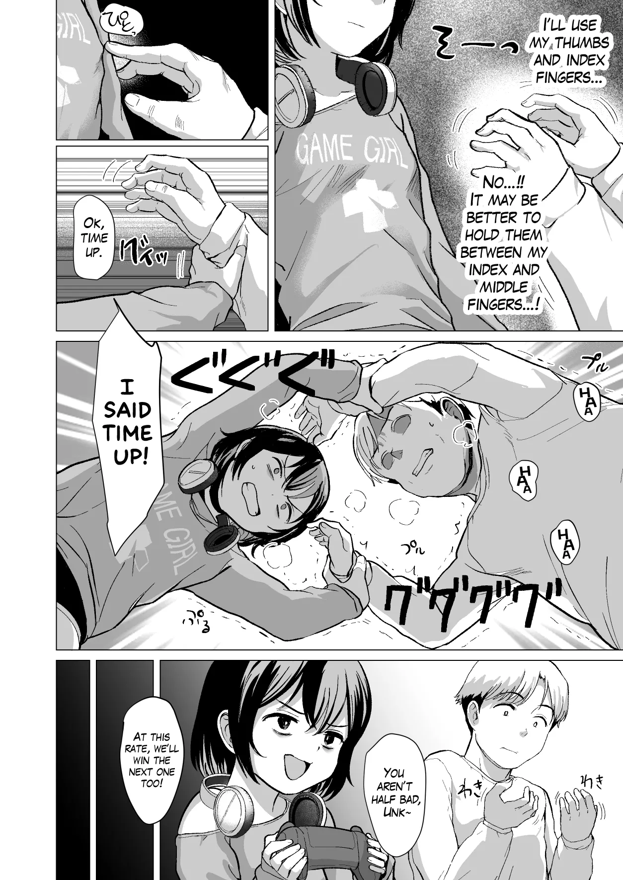 Oji Oji no Zako Chinpo, Carry shite Ageyokka?~Meikko wa Gaming Mesugaki~ | Shall I Carry Your Puny Dick, Unk? ~My Gamer Mesugaki Niece~ page 7 full