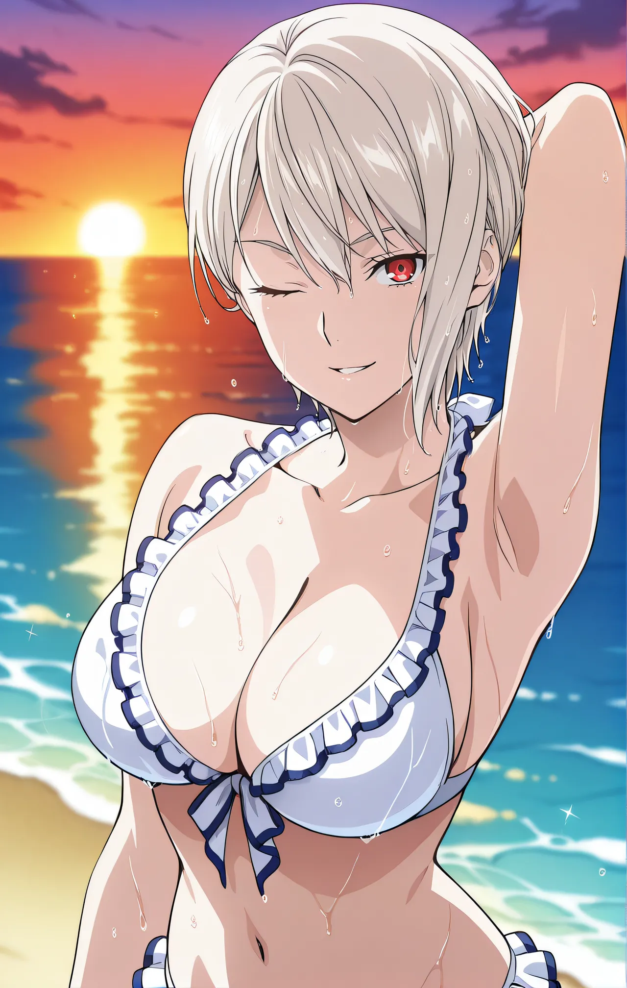 NAKIRI ALICE'S TIGHT DENIM SHORTS page 6 full