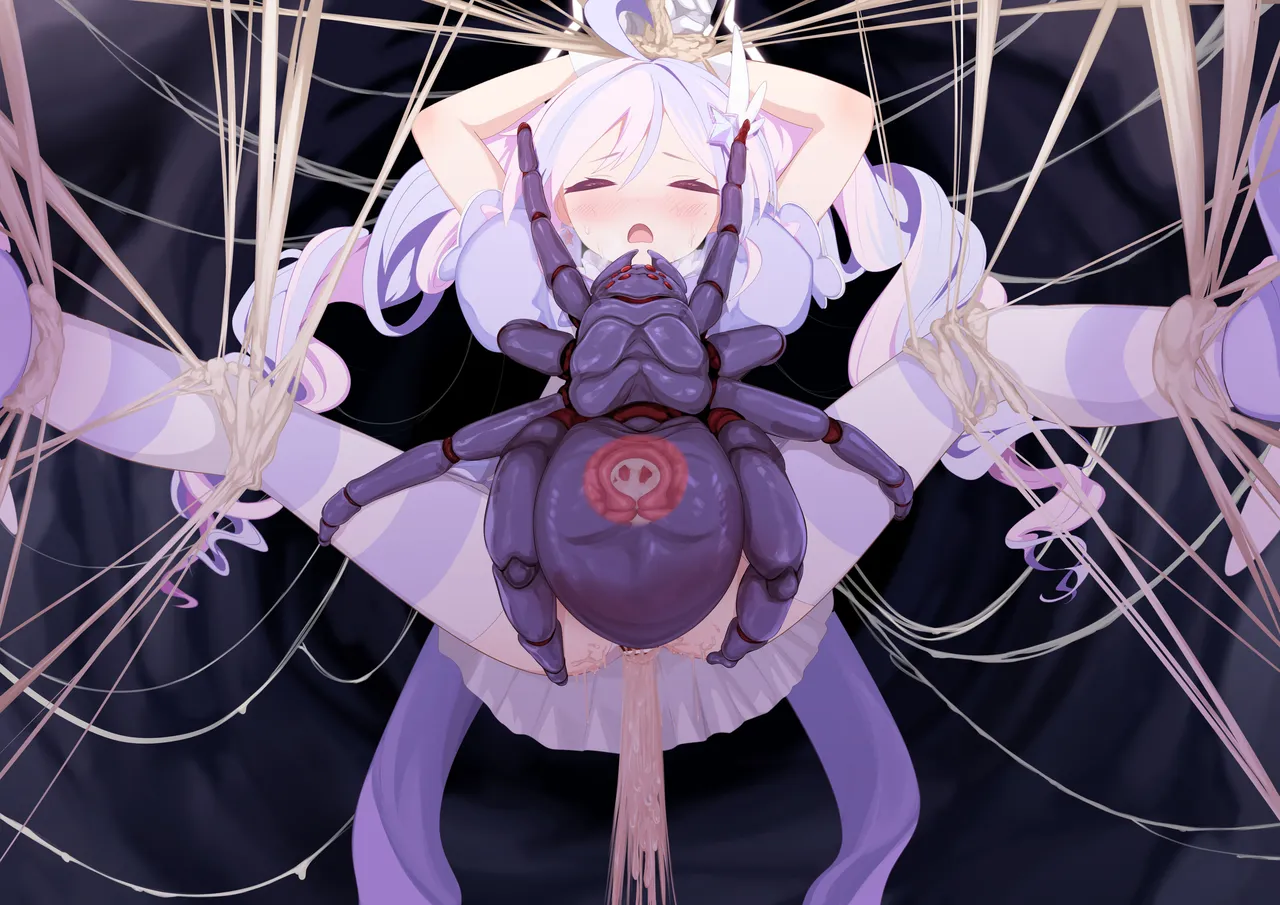 Reisa  Caught by A Giant Spider page 9 full