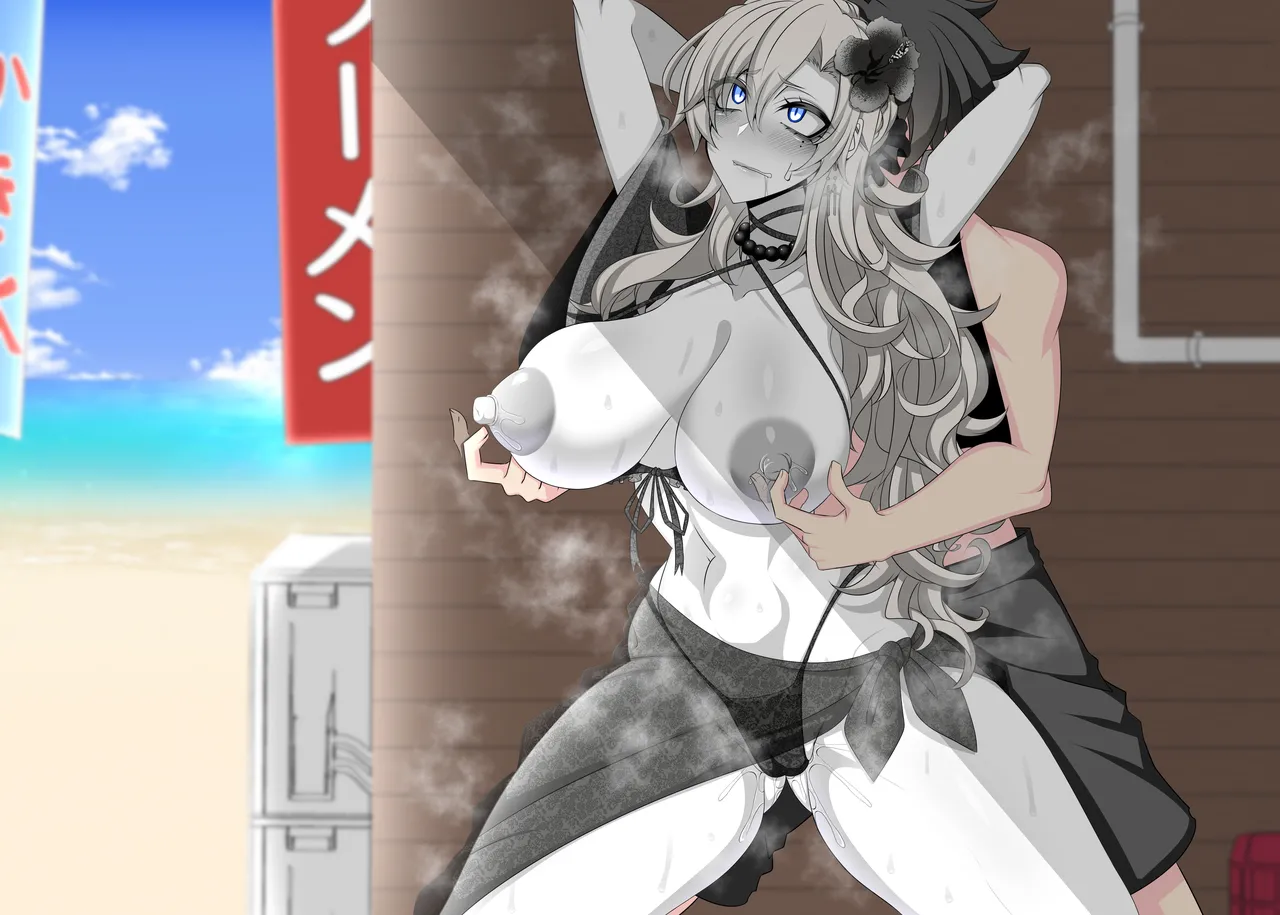 『Kriemhild and Pure Love NTR Cheating Erotica: Her Husband's Right Behind Her, Yet Her Nipples Are Hard and She's Arching Her Back in a Double-Crossing Stance』-Various Variants- page 10 full