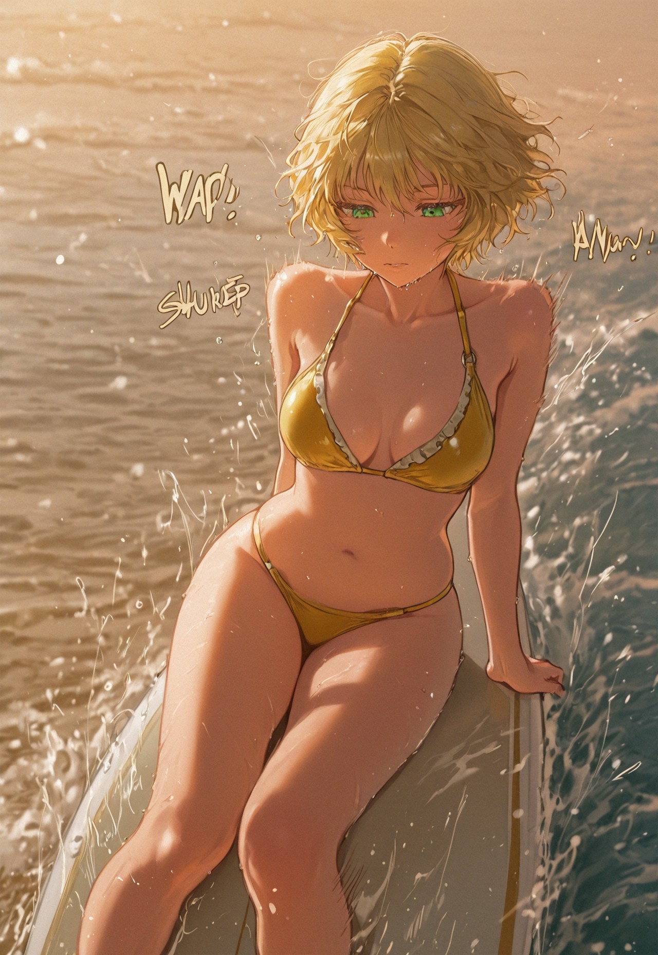 SURFBOARD POV – BIKINI WAVE RIDE page 1 full
