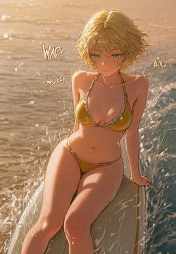 SURFBOARD POV – BIKINI WAVE RIDE