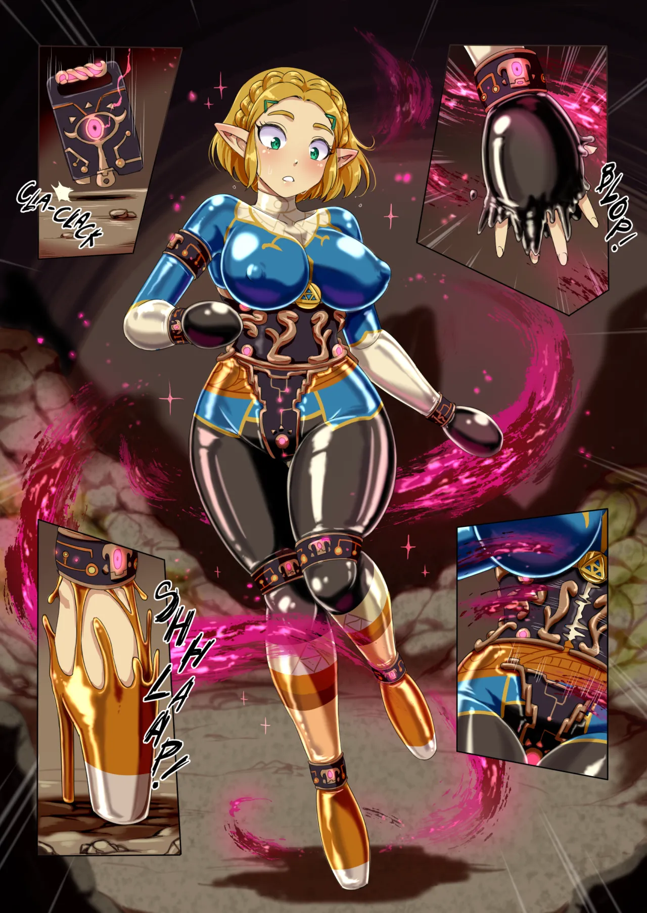 Princess Zelda Kidnapped - Comic page 3 full