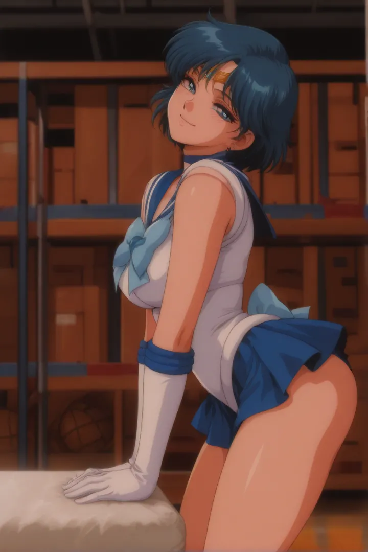 Sailor Mercury in the warehouse page 9 full
