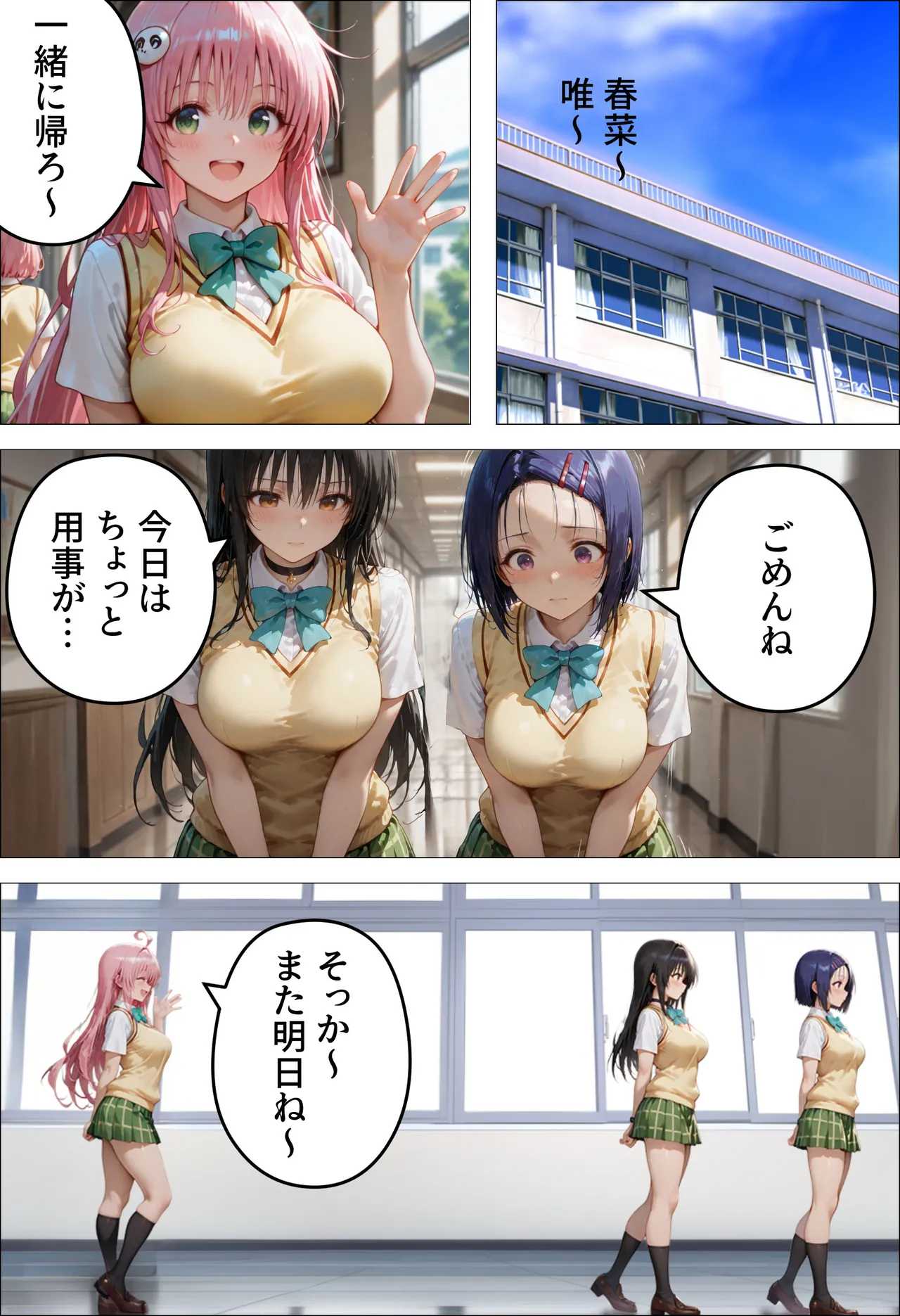 催眠種付け学園 緊縛調教ボテ腹肉便器科へようこそ モ〇とラ〇編 page 2 full