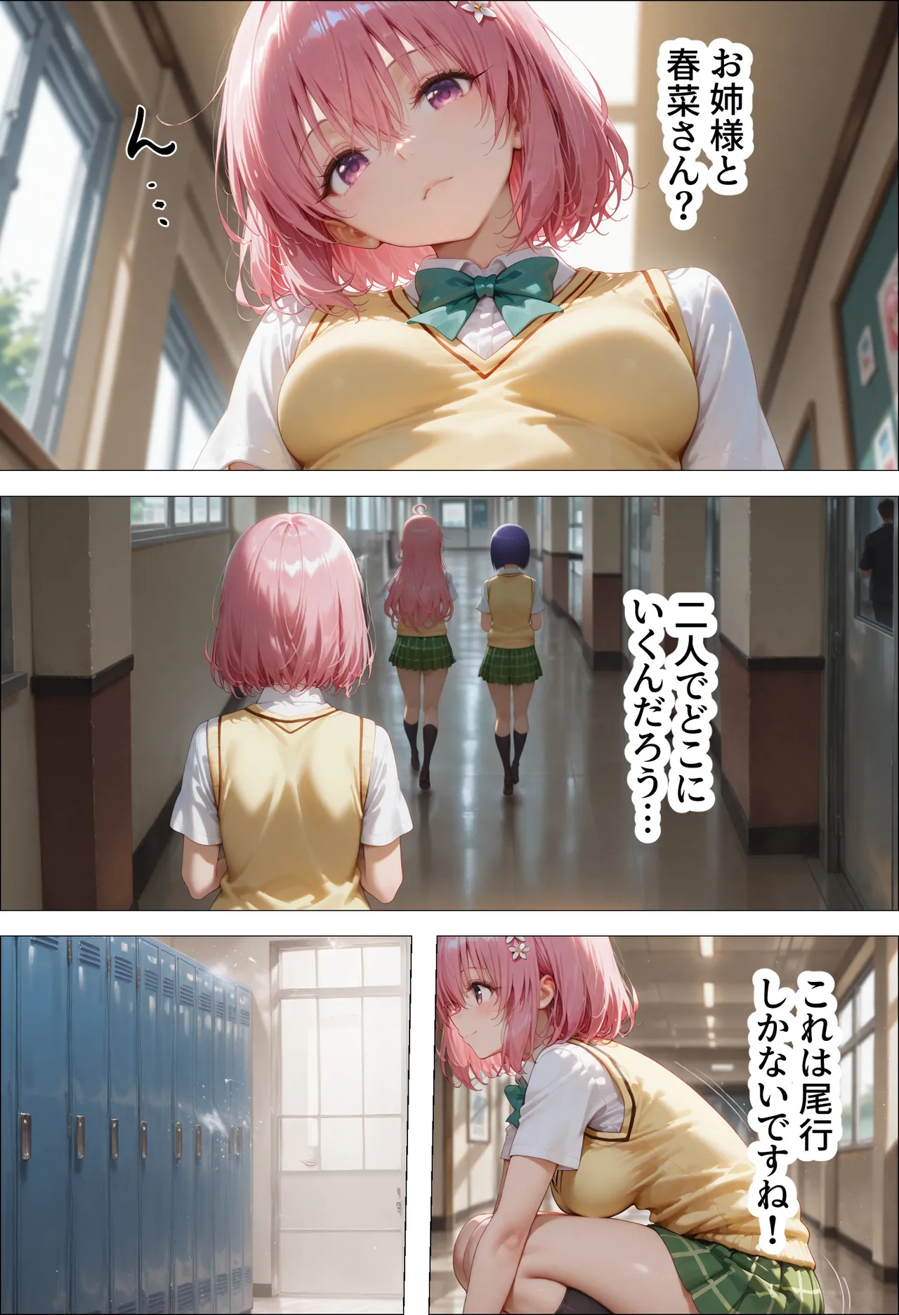 催眠種付け学園 緊縛調教ボテ腹肉便器科へようこそ モ〇とラ〇編 page 6 full