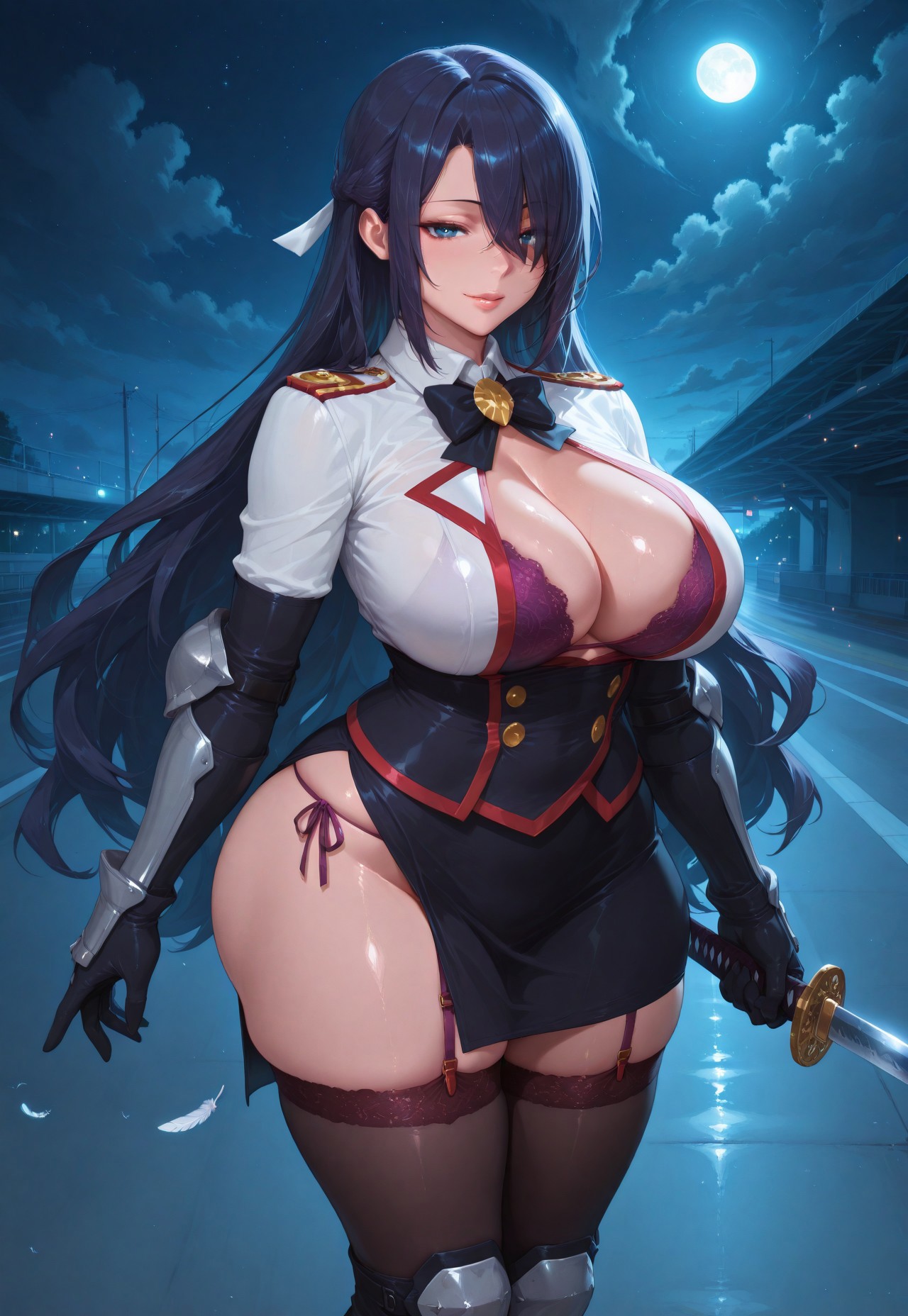 FU BUKI BATTLE READY IN TIGHT SEIFUKU page 1 full