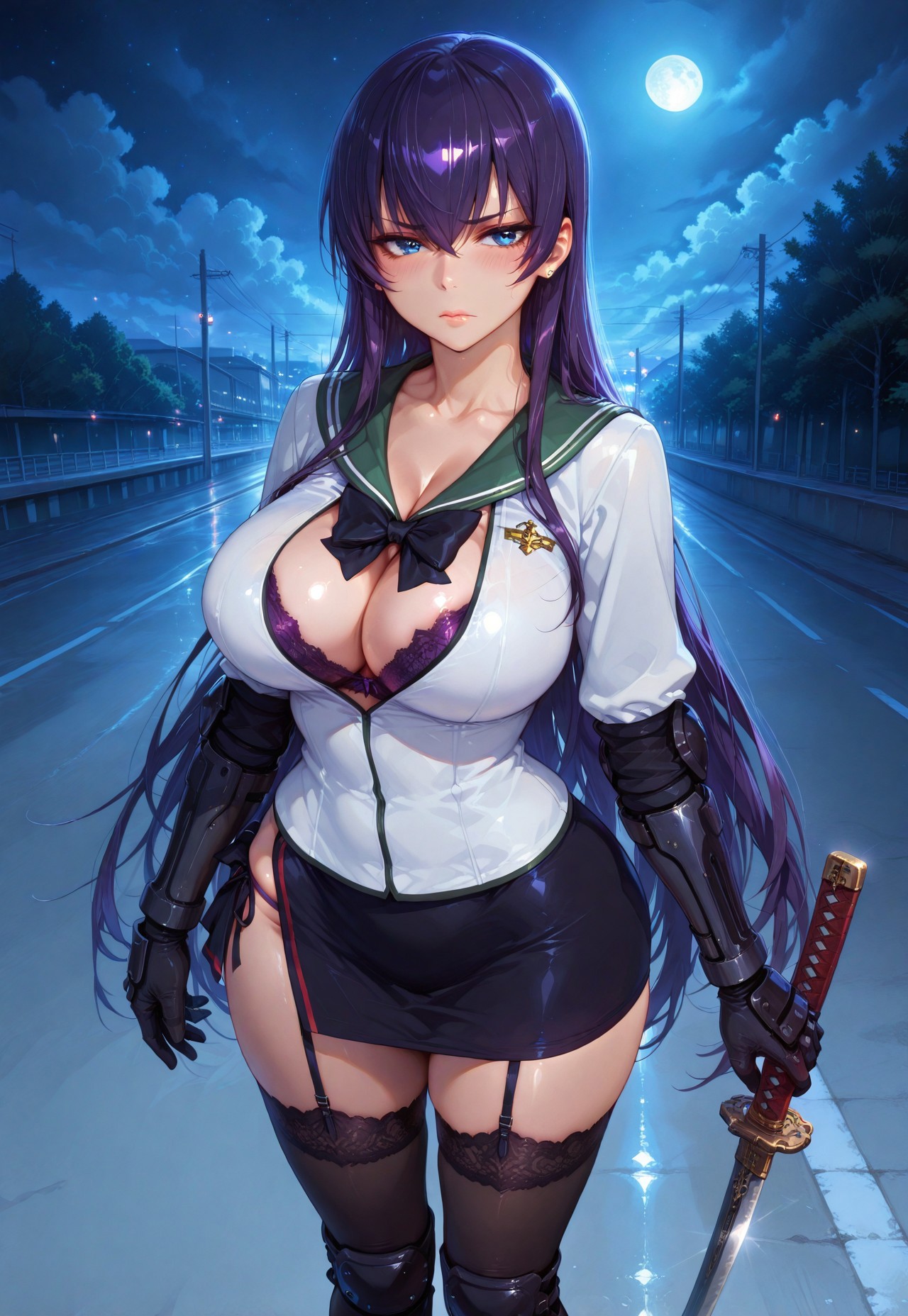 FU BUKI BATTLE READY IN TIGHT SEIFUKU page 5 full