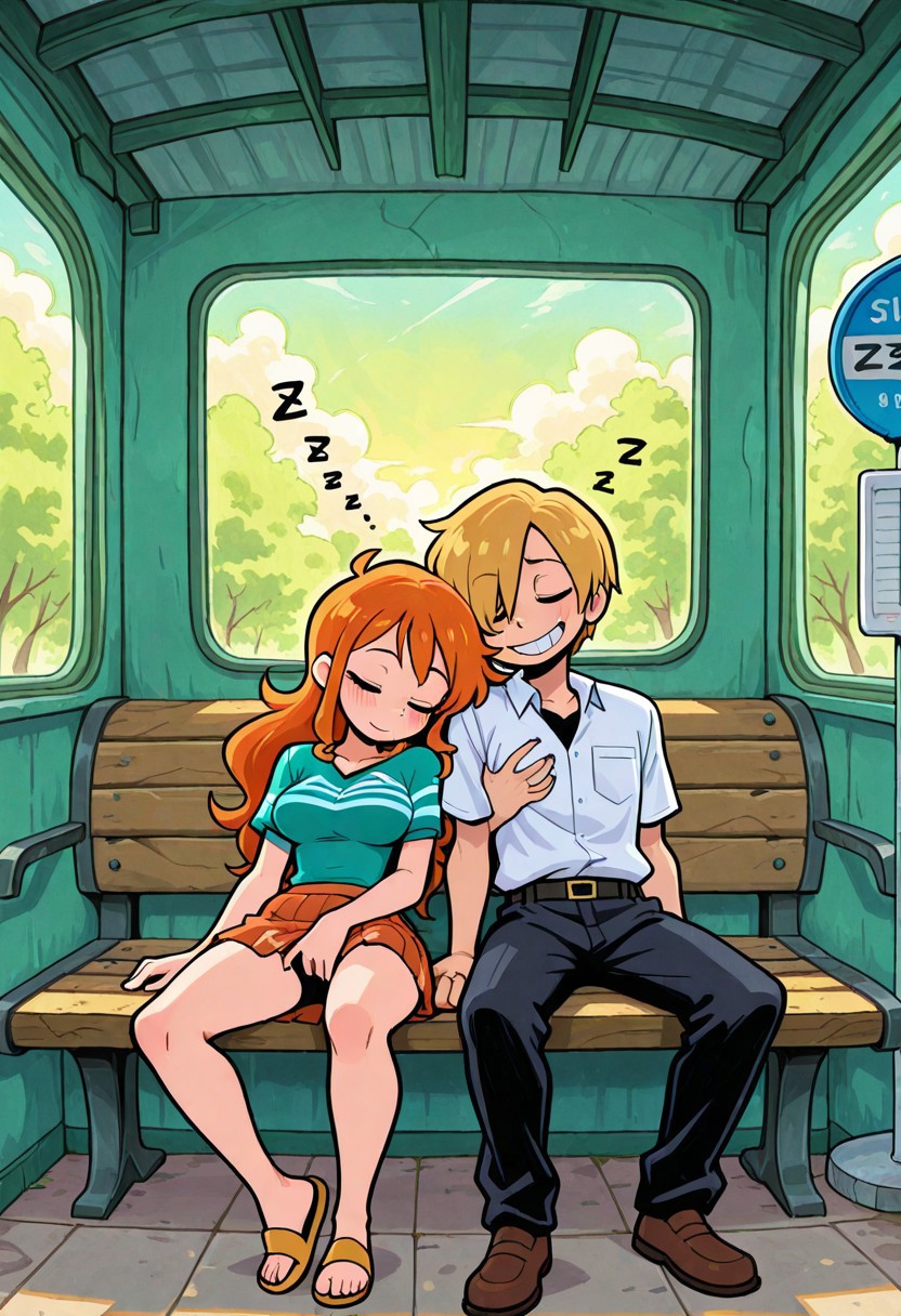 LETTING LOOSE AT THE BUS STOP page 1 full
