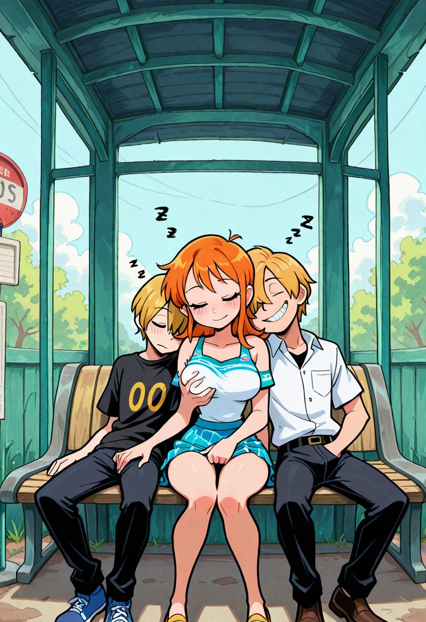 LETTING LOOSE AT THE BUS STOP page 2 full