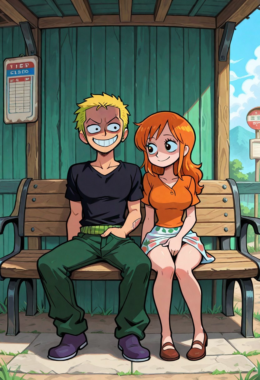 LETTING LOOSE AT THE BUS STOP page 3 full
