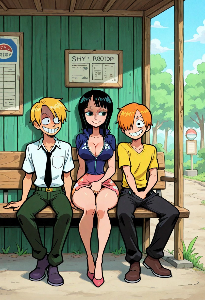 LETTING LOOSE AT THE BUS STOP page 4 full