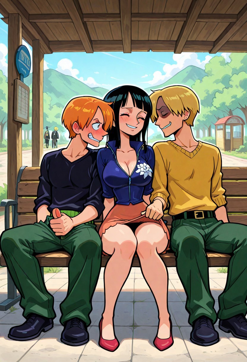 LETTING LOOSE AT THE BUS STOP page 5 full