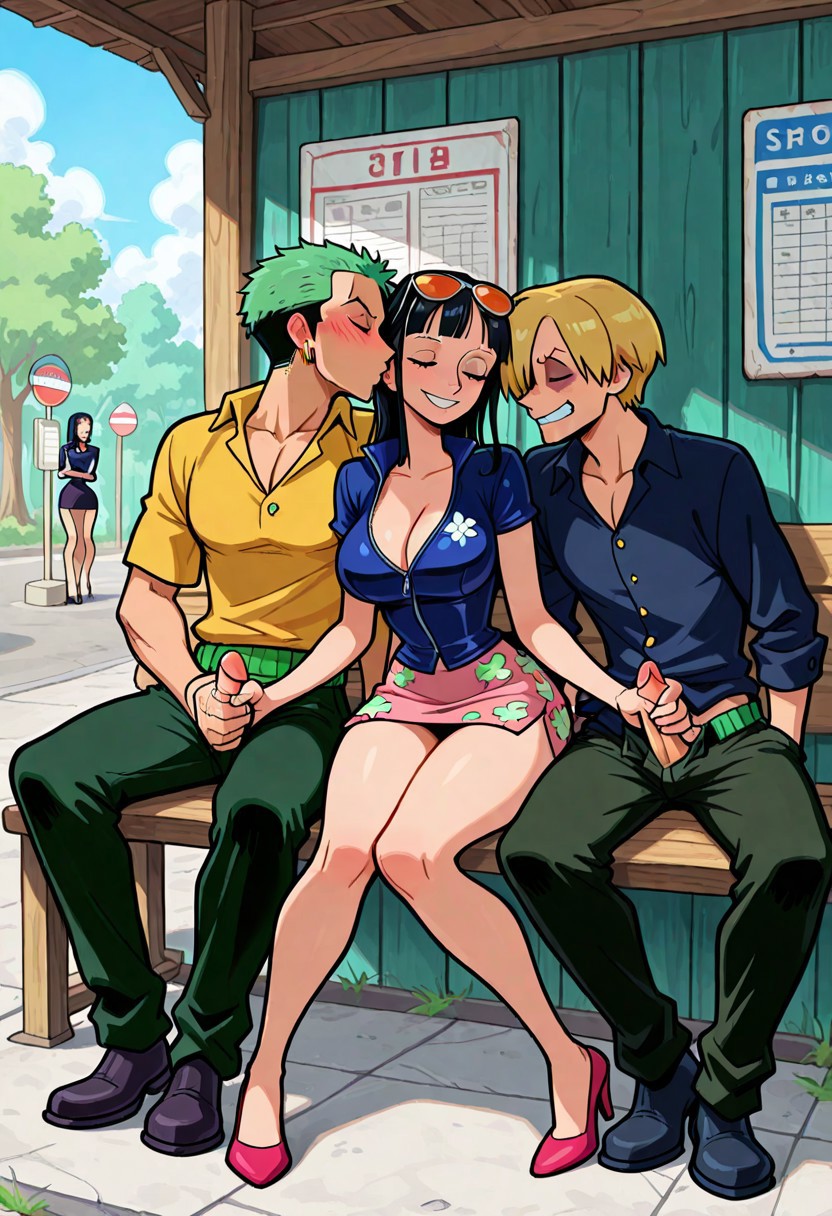 LETTING LOOSE AT THE BUS STOP page 7 full