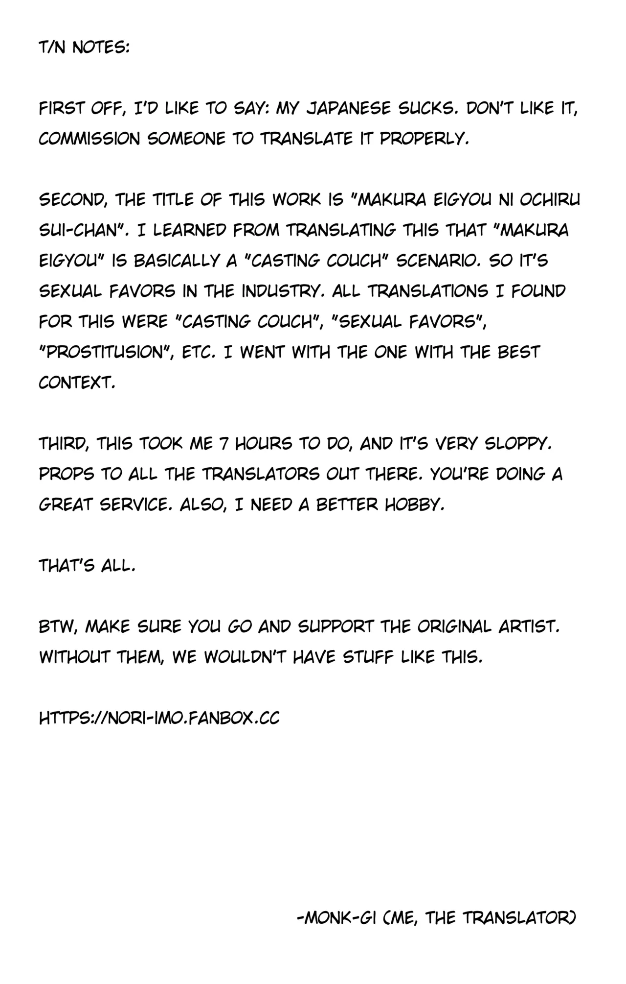 Sui-chan's Fall into Prostitution page 7 full