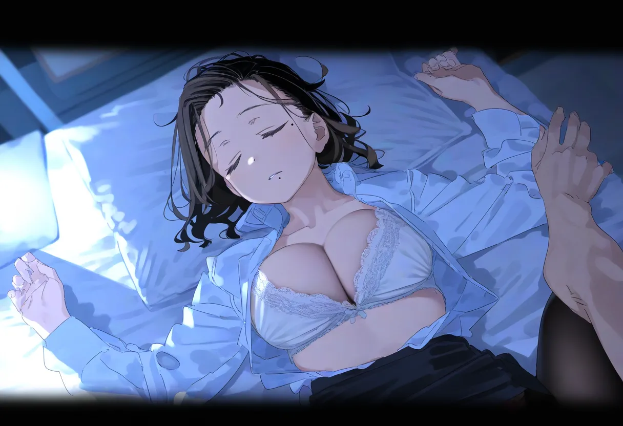 【cl-_-lo】【AI Generated】飲み会の日の夜にあったこと page 5 full