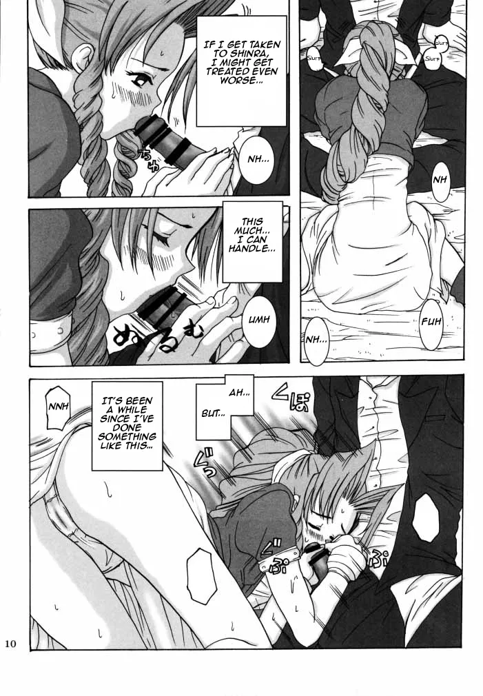 Aerith-san wa kyou mo taihen! | Aerith-san has it tough again today! page 9 full