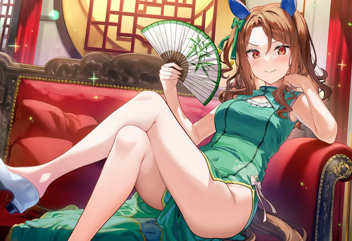 【AI自制】旗袍圣王光环 キングヘイロー King Halo  【AI Generated】 page 2 full