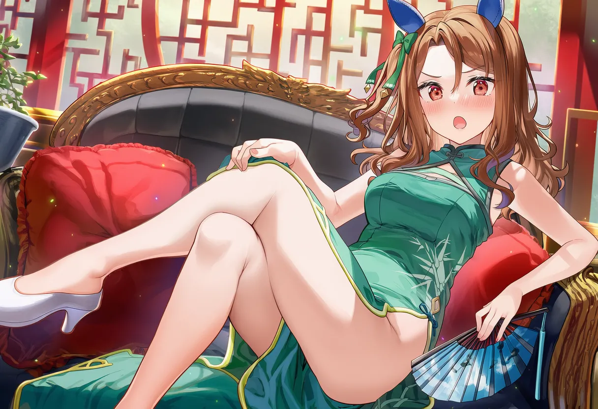 【AI自制】旗袍圣王光环 キングヘイロー King Halo  【AI Generated】 page 3 full