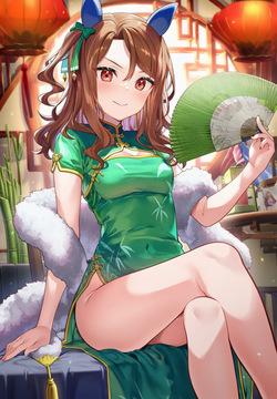 【AI自制】旗袍圣王光环 キングヘイロー King Halo  【AI Generated】